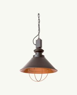 Smartway Cone Hanging , Antique Holder & Halogen Bulb