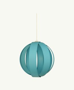 Modern Cream Fabric Cocoon Globe Style Vintage Light